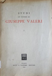 Studi in onore di Giuseppe Valeri