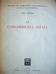 La concorrenza sleale