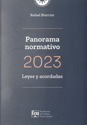 Panorama normativo 2023 : Leyes y acordadas