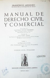 Manual de Derecho Civil y Comercial