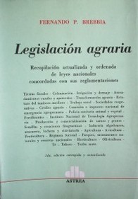 Legislación agraria