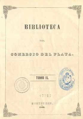 Biblioteca del Comercio del Plata. v.2