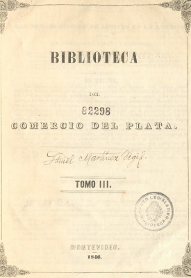 Biblioteca del Comercio del Plata. v.3