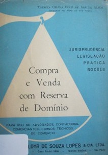 Compra e venda com reserva de domínio