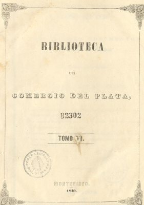 Biblioteca del Comercio del Plata. v.6