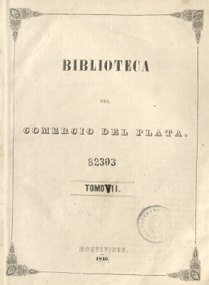 Biblioteca del Comercio del Plata. v.7