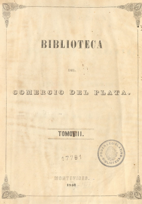 Biblioteca del Comercio del Plata. v.8