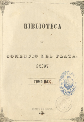 Biblioteca del Comercio del Plata. v.9