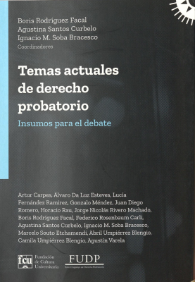 Temas actuales de derecho probatorio : insumos para el debate