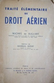 Traité élémentaire de droit aérien