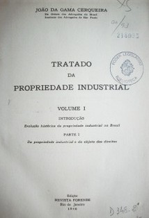 Tratado da propiedade industrial