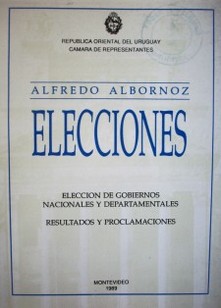 Elecciones : elecciones generales del 25 de noviembre de 1984