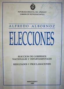 Elecciones : elecciones generales del 25 de noviembre de 1984