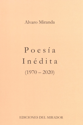 Poesía inédita (1970-2020)