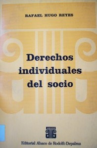 Derechos individuales del socio