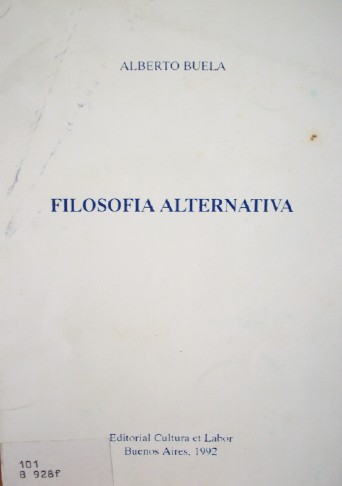 Filosofía alternativa