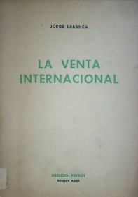La venta internacional