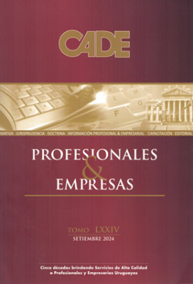 Revista CADE : Profesionales & Empresas, T.LXXIV - Set. 2024