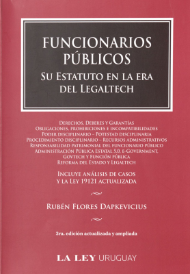 Funcionarios públicos : su estatuto en la era del legaltech