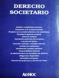 Derecho societario