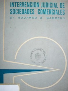 Intervención judicial de sociedades comerciales