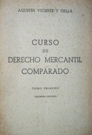 Curso de Derecho Mercantil comparado