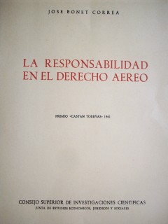 La responsabilidad en el Derecho Aéreo