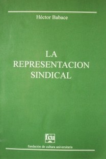 La representación sindical