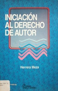 Iniciación al derecho de autor