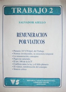 Remuneración por viáticos