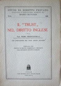 Il "Trust" nel diritto inglese