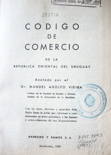 Código de Comercio de la República Oriental del Uruguay