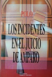 Los incidentes en el Juicio de Amparo : con jurisprudencia y precedentes