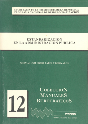 Estandarización en la administración pública