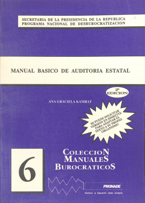 Manual básico de auditoria estatal