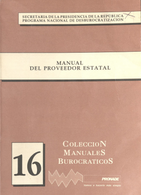 Manual del proveedor estatal