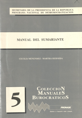 Manual del sumariante