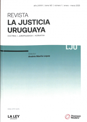 La Justicia Uruguaya, T.163 Nº1 - Ene. - Mar. 2025