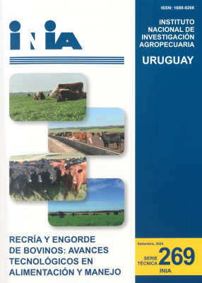 Recría y engorde de bovinos : avances tecnológicos en alimentación y manejo