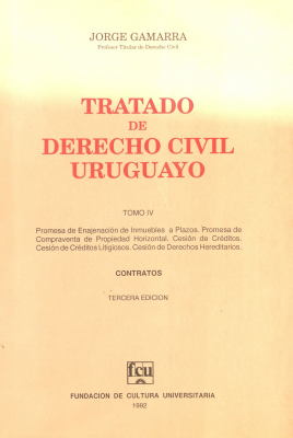Tratado de Derecho Civil Uruguayo. T.IV