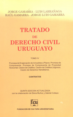 Tratado de Derecho Civil Uruguayo. T.IV