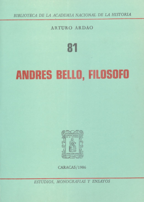 Andrés Bello, filósofo
