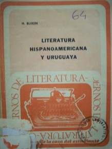 Literatura hispanoamericana y uruguaya