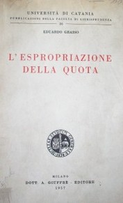 L'espropriazione della quota