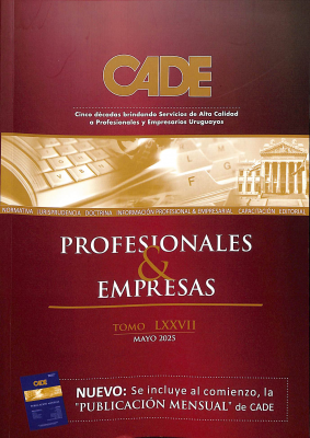Revista CADE : Profesionales & Empresas, T. LXXVII - May. 2025