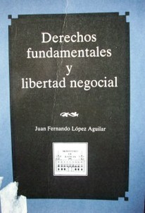 Derechos fundamentales y libertad negocial : sobre el espacio constitucional para la autonomía de la voluntad entre particulares