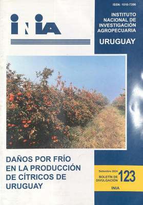 Daños por frío en la producción de cítricos de Uruguay
