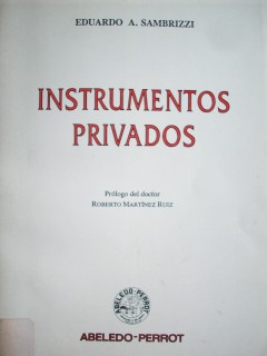 Instrumentos Privados