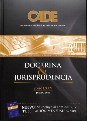 Revista CADE : Doctrina & Jurisprudencia, T.LXXV - Jun.2025