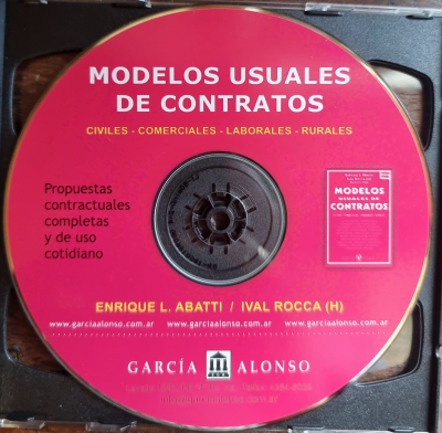 Modelos usuales de contratos : civiles, comerciales, laborales, rurales : propuestas contractuales completas y de uso cotidiano